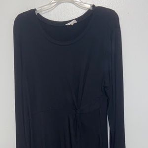 black loungewear dress
